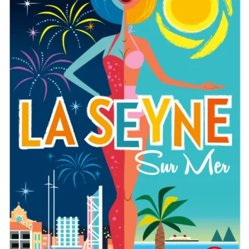 049-la Seyne sur mer, Affiche, Tirage Art, Digigraphie, Illustration, œuvre, Poster, Fine Art, Design. Monsieur Z