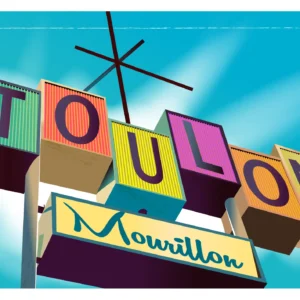 078-toulon enseigne Mourillion, Affiche, Tirage Art, Digigraphie, Illustration, œuvre, Poster, Fine Art, Design. Monsieur Z