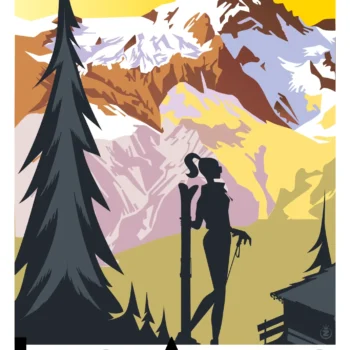 082 | La Haute Montagne | Affiche Monsieur Z