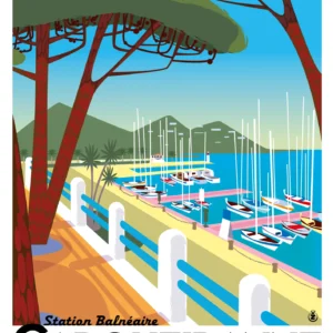 125-Station Balnéaire, carqueiranne port des Salettes,