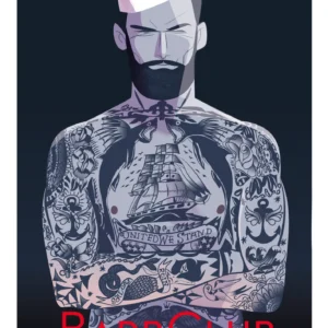 152-marin tatoo barber BarbClub, Toulon For men only, Affiche, Tirage Art, Digigraphie, Illustration, œuvre, Poster, Fine Art, Design. Monsieur Z