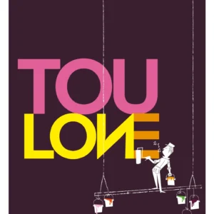 166-Toulon Love, Affiche, Tirage Art, Digigraphie, Illustration, œuvre, Poster, Fine Art, Design. Monsieur Z