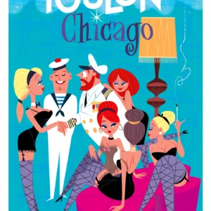 169-Toulon le niagara Affiche, Tirage Art, Digigraphie, Illustration, œuvre, Poster, Fine Art, Design. Monsieur Z