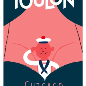 174-toulon chicago, Affiche, Tirage Art, Digigraphie, Illustration, œuvre, Poster, Fine Art, Design. Monsieur Z