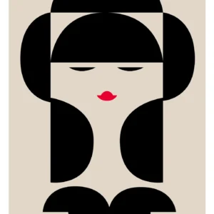 179-demi lune Abstrait, Affiche, Tirage Art, Digigraphie, Illustration, œuvre, Poster, Fine Art, Design. Monsieur Z