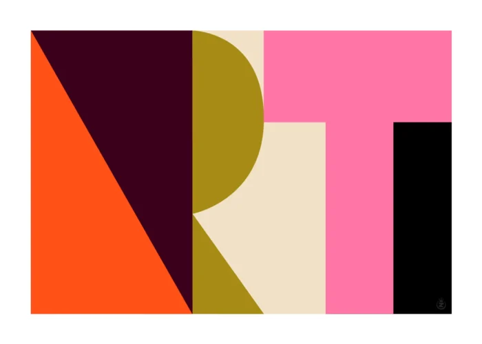 Affiche abstraite Art par Monsieur Z