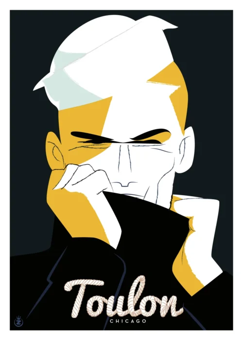 251-sailor j'adore Affiche, Tirage Art, Digigraphie, Illustration, œuvre, Poster, Fine Art, Design. Monsieur Z