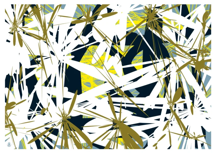 Affiche abstraite Taches par Monsieur Z
