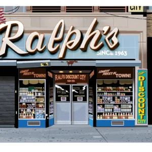 264-chez ralph's Since 1963, Affiche, Tirage Art, Digigraphie, Illustration, œuvre, Poster, Fine Art, Design. Monsieur Z