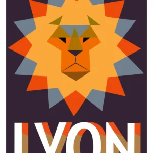 351-lyon Abstrait orange noir Affiche, Tirage Art, Digigraphie, Illustration, œuvre, Poster, Fine Art, Design. Monsieur Z