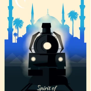 363- Exhibition orient Express train, voyage, Affiche, Tirage Art, Digigraphie, Illustration, œuvre, Poster, Fine Art, Design. Monsieur Z