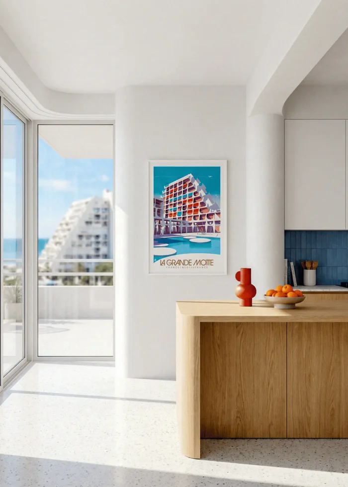 387_site Décoration D'intérieur Affiche La Grande Motte