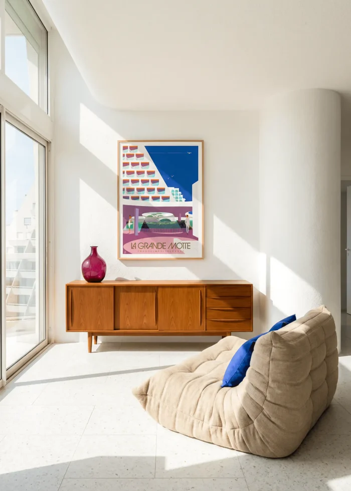 388_site Décoration D'intérieur Affiche La Grande Motte