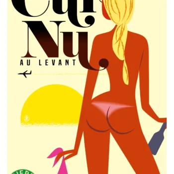 423-cul nu bière au lauvant, 100% Bio, Bière des iles d'or, Affiche, Tirage Art, Digigraphie, Illustration, œuvre, Poster, Fine Art, Design. Monsieur Z