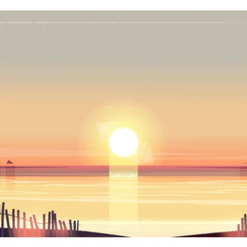 365-Almanarre sun set, couché de Soleil. Affiche, Tirage Art, Digigraphie, Illustration, œuvre, Poster, Fine Art. Monsieur Z