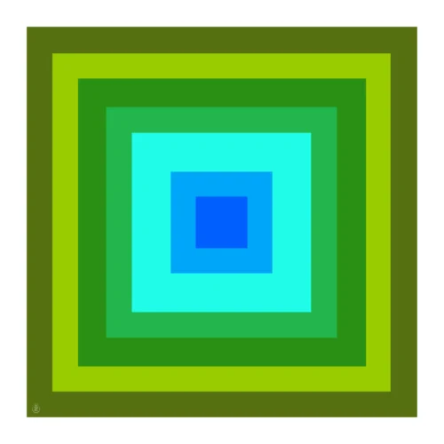 499-carrément vert Abstrait, Affiche, Tirage Art, Digigraphie, Illustration, œuvre, Poster, Fine Art. Monsieur Z