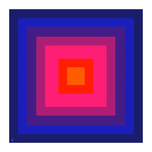 500-carrément violet Abstrait, Affiche, Tirage Art, Digigraphie, Illustration, œuvre, Poster, Fine Art. Monsieur Z