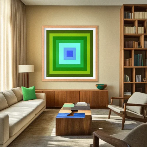 Intérieur Contemporain, Décoration d'intérieur Mid century, Décoration d'intérieur Modern, Tableau, Œuvre d'art, Design, Affiche, Fine Art, Poster, Déco. Monsieur Z