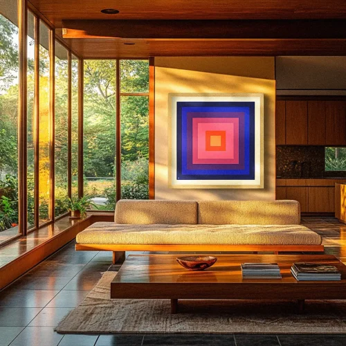 Intérieur Contemporain, Décoration d'intérieur Mid century, Décoration d'intérieur Modern, Tableau, Œuvre d'art, Design, Affiche, Fine Art, Poster, Déco. Monsieur Z