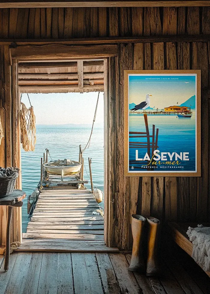 508-la seyne tamaris Décoration d'intérieur Modern, Tableau, Œuvre d'art, Design, Affiche, Fine Art, Poster, Déco. Monsieur Z