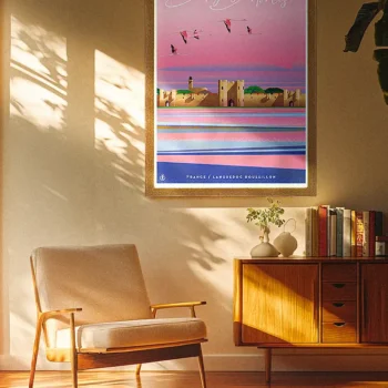 Camargue, Intérieur Modern Décoration d'intérieur Mid century, Décoration d'intérieur Modern, Tableau, Œuvre d'art, Design, Affiche, Fine Art, Poster, Déco. Monsieur Z