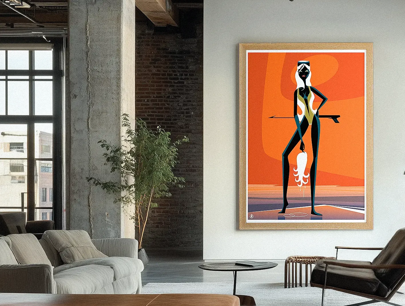 AAZ, Galerie, affiche monsieur Z, Décoration d'intérieur