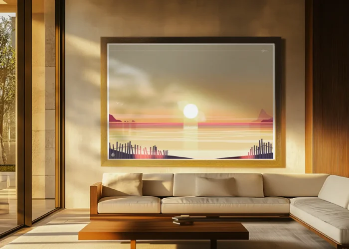 365-almanarre sunset Couché de soleil, Soleil, Plage, Mer, Côte d'azur, Almanarre, SunSet. Décoration d'intérieur Modern, Tableau, Œuvre d'art, Design, Affiche, Fine Art, Poster, Déco. Monsieur Z