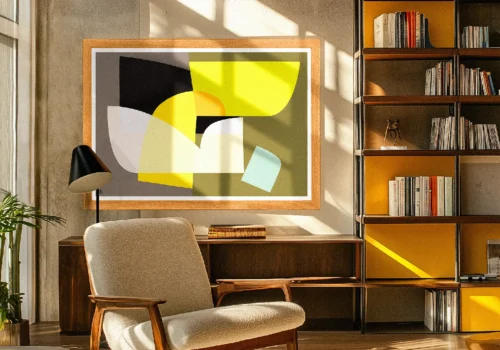 Abstrait, Toukan. Décoration d'intérieur Modern, Tableau, Œuvre d'art, Design, Affiche, Fine Art, Poster, Déco. Monsieur Z