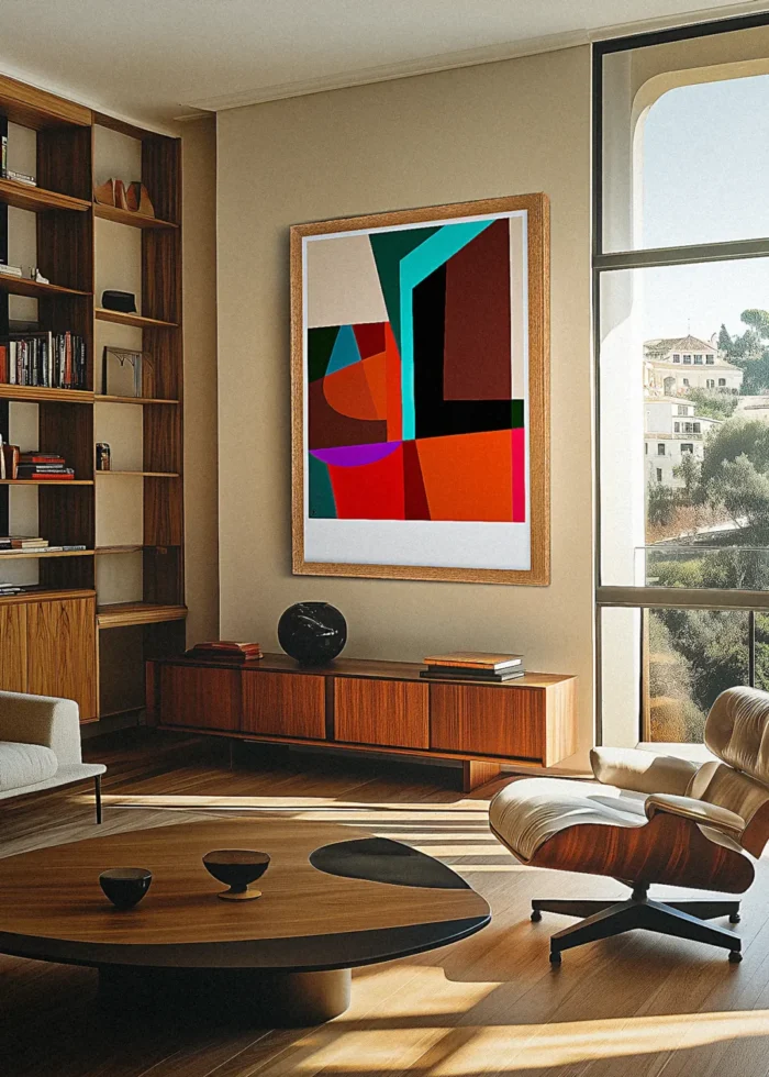 487_site copie 487 Minneapolis, Œuvre abstraite. Décoration d'intérieur Mid-century, Tableau, Œuvre d'art, Design, Affiche, Fine Art, Poster, Déco. Monsieur Z