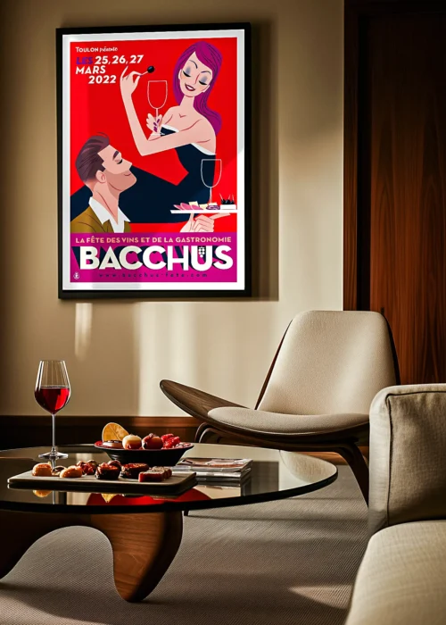 Affiche Bacchus 2022 Monsieur Z. Décoration d'intérieur, Tableau, Œuvre d'art, Design, Affiche, Fine Art, Poster, Déco. Monsieur Z Illustration