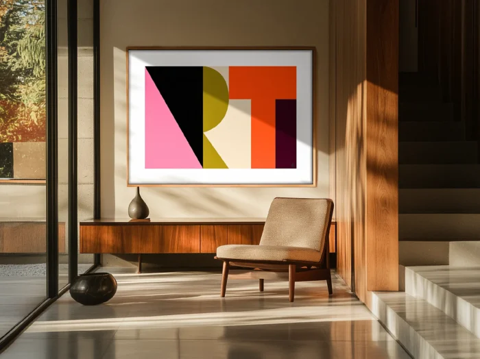 468_Art Art, Abstrait, Mid-century, Décoration d'intérieur, Tableau, Œuvre d'art, Design, Affiche, Fine Art, Poster, Déco. Monsieur Z Illustration