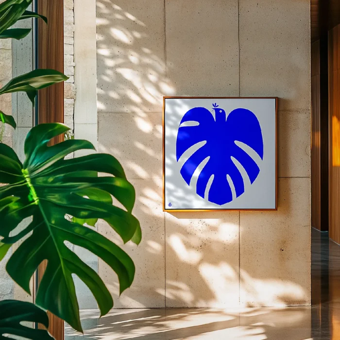 476-paloma monstera Monsieur Z 476-Paloma Monstera, Abstrait Décoration d'intérieur, Tableau, Œuvre d'art, Design, Affiche, Fine Art, Poster, Déco. Monsieur Z Illustration