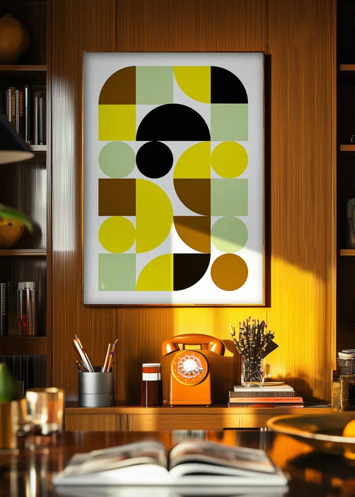 537-Bauhaus bauhaus, Abstraite, Décoration d'intérieur, Tableau, Œuvre d'art, Design, Affiche, Fine Art, Poster, Déco. Monsieur Z Illustration