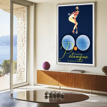 Pétanque Monsieur Z. Affiche, Décoration d'intérieur Modern, Tableau, Œuvre d'art, Design, Fine Art, Poster, Déco.