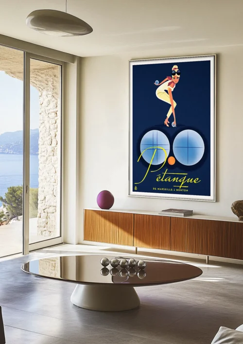 Pétanque Monsieur Z. Affiche, Décoration d'intérieur Modern, Tableau, Œuvre d'art, Design, Fine Art, Poster, Déco.