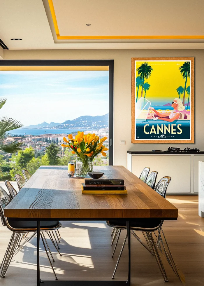 441_Cannes Grace Cab Cannes Grace Cab Affiche Monsieur Z. Poster, Tableau, Décoration d'intérieur, Œuvre d'art, Design, Affiche, Fine Art, Déco. Monsieur Z Illustration