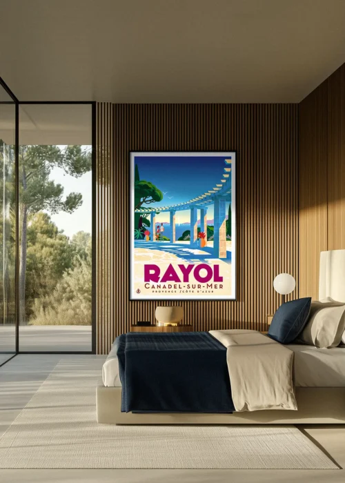 Affiche Monsieur Z Rayol patek, Côte d'azur Décoration d'intérieur Modern, Tableau, Œuvre d'art, Design, Affiche, Fine Art, Poster, Déco. Monsieur Z