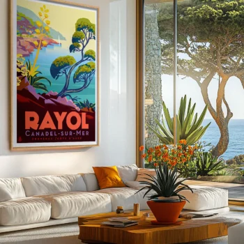 507 | Rayol Paysage Vintage | Affiche Monsieur Z