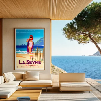 Affiche Monsieur Z La Seyne Sur Mer, Côte d'azur Intérieur modern, Décoration d'intérieur Modern, Tableau, Œuvre d'art, Design, Affiche, Fine Art, Poster, Déco. Monsieur Z