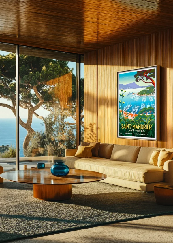 511_Saint Mandrier Sur Mer Affiche Monsieur Z Saint Mandrier Sur Mer, Côte d'azur Intérieur modern, Décoration d'intérieur Modern, Tableau, Œuvre d'art, Design, Affiche, Fine Art, Poster, Déco. Monsieur ZIllustration