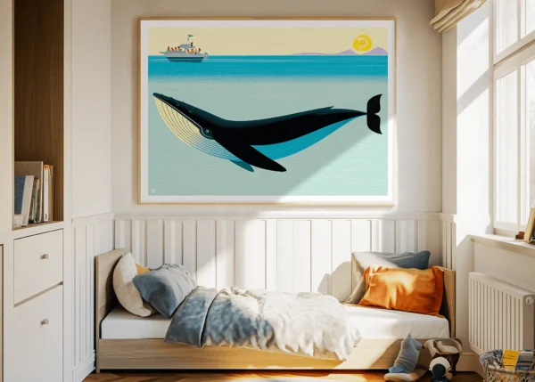 426_site Affiche Baleine chambre d'enfant Monsieur Z . Décoration d'intérieur, Chalet Tableau, Œuvre d'art, Design, Affiche, Fine Art, Poster, Déco. Monsieur Z Illustration