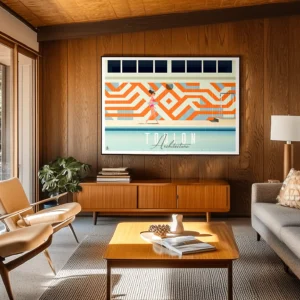Affiche toulon architecture piscine Monsieur Z . Décoration d'intérieur, Chalet Tableau, Œuvre d'art, Design, Affiche, Fine Art, Poster, Déco. Monsieur Z Illustration