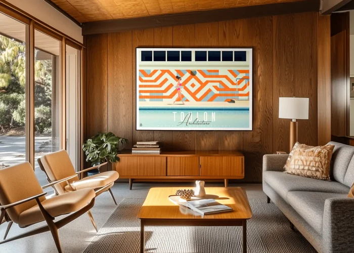 466_site Affiche toulon architecture piscine Monsieur Z . Décoration d'intérieur, Chalet Tableau, Œuvre d'art, Design, Affiche, Fine Art, Poster, Déco. Monsieur Z Illustration