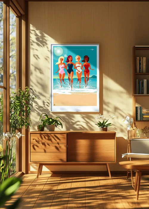 Affiche Hyèroise Monsieur Z . Décoration d'intérieur, Chalet Tableau, Œuvre d'art, Design, Affiche, Fine Art, Poster, Déco. Monsieur Z Illustration