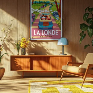 Affiche la Londe Monsieur Z . Décoration d'intérieur, Chalet Tableau, Œuvre d'art, Design, Affiche, Fine Art, Poster, Déco. Monsieur Z Illustration