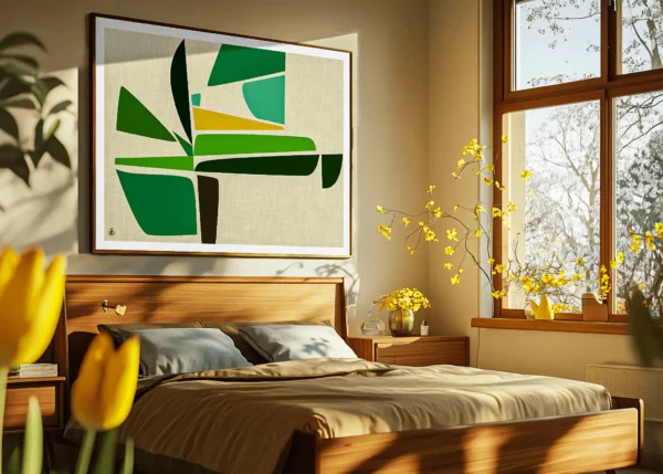 401_site Affiche allgreen abstraite Monsieur Z . Décoration d'intérieur, Chalet Tableau, Œuvre d'art, Design, Affiche, Fine Art, Poster, Déco. Monsieur Z IllustrationAAZ Galerie