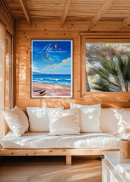 Affiche almanarre Kitesurf Monsieur Z . Décoration d'intérieur, Chalet Tableau, Œuvre d'art, Design, Affiche, Fine Art, Poster, Déco. Monsieur Z Illustration