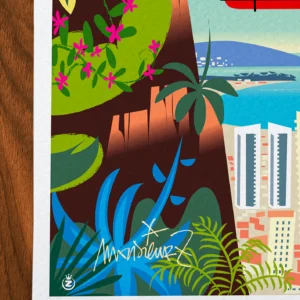 Affiche Toulon Signée Monsieur Z, Tirage d'art,