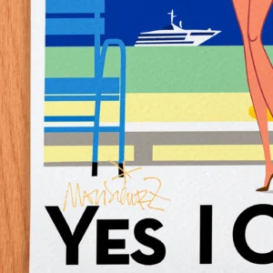 Affiche Yes i Can Signée Monsieur Z, Tirage d'art,