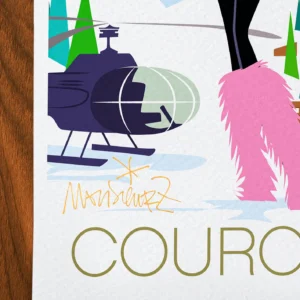 Affiche couchevelle Signée Monsieur Z, Tirage d'art,